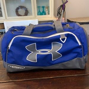 under armor blue duffel bag